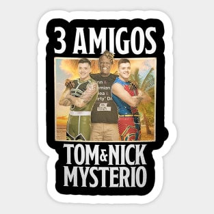 R-Truth Tom & Nick Mysterio The 3 Amigos Sticker